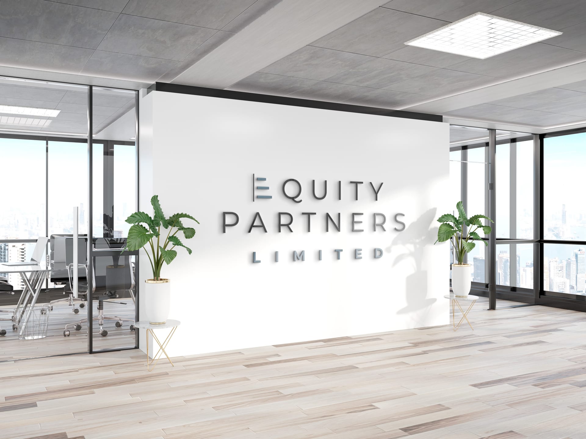 Equity Partners Limited open office signage